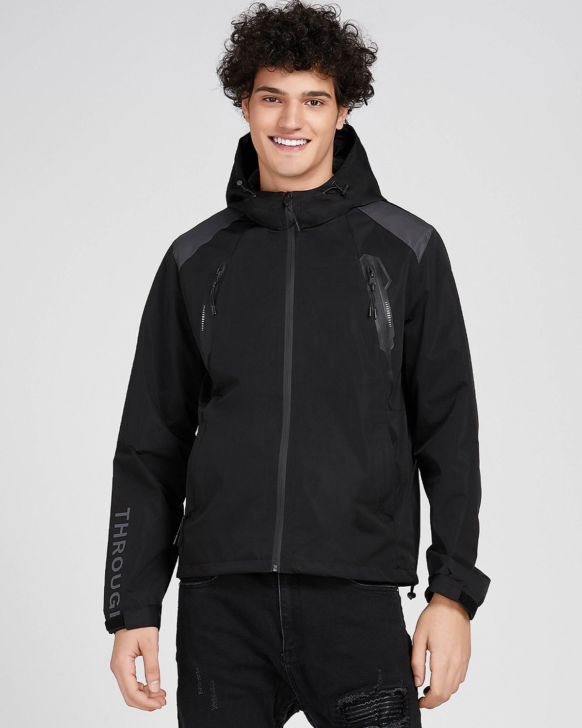 Chaqueta cortavientos resistente al agua