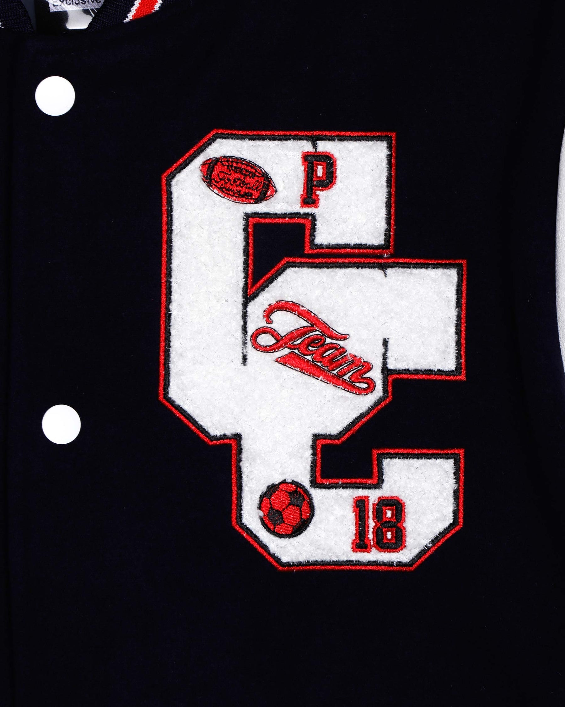 Chaqueta bomber de béisbol con mangas en contraste-Entrega local en México