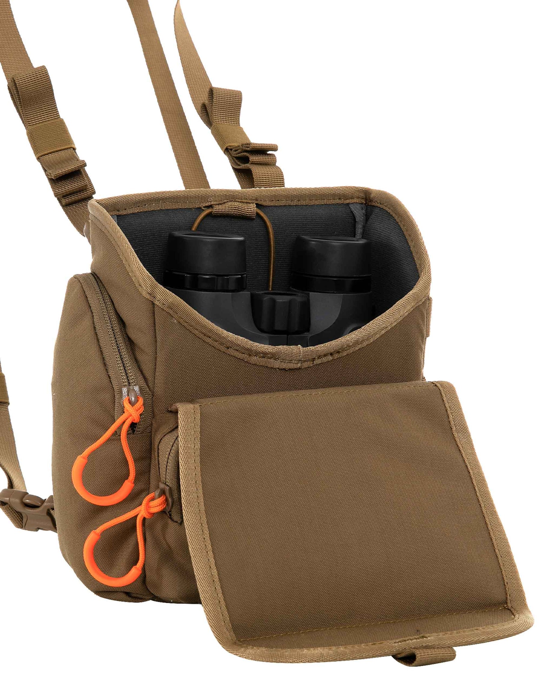 Tuxapo Binocular Harness Chest Pack with Rangefinder Pouch Bino Case