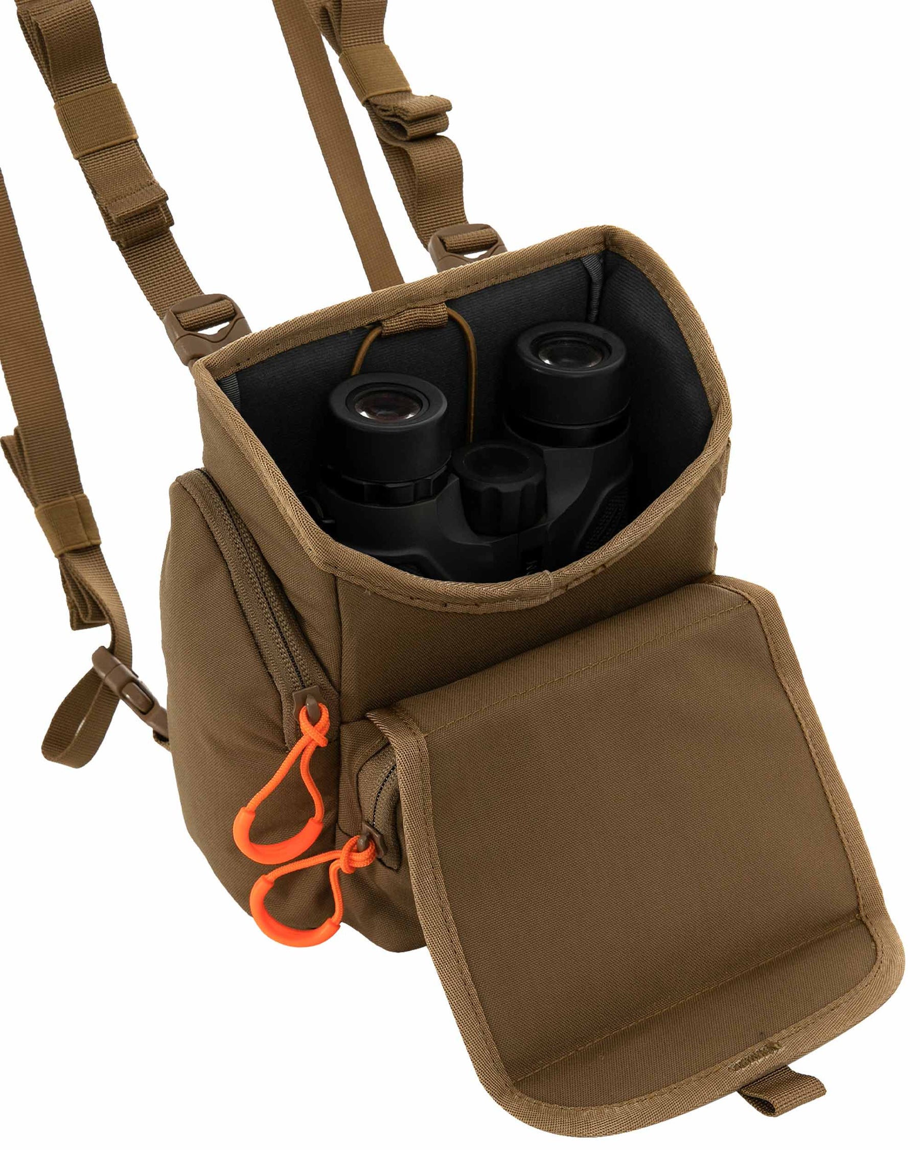 Tuxapo Binocular Harness Chest Pack with Rangefinder Pouch Bino Case