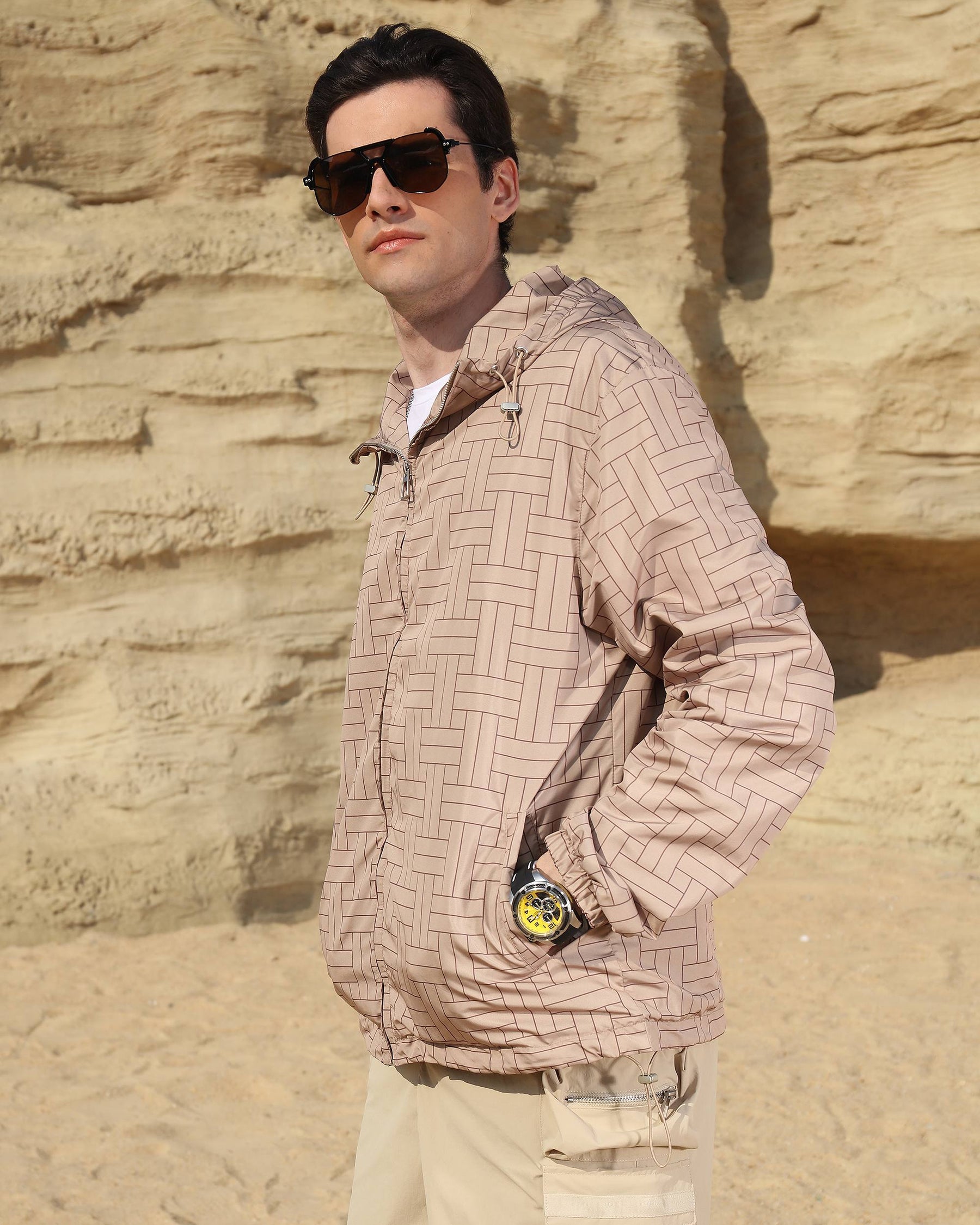Men's Windproof Hooded Sweatshirt