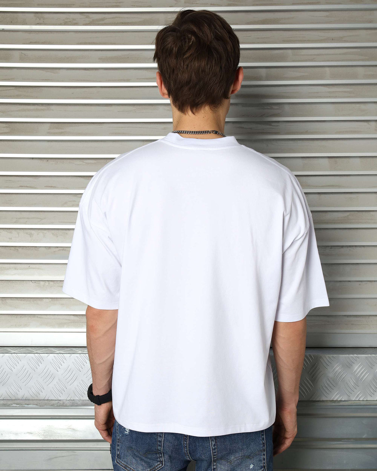 LOGEQI Men's Oversized Basic T-Shirt | 10-Piece Wholesale Pack