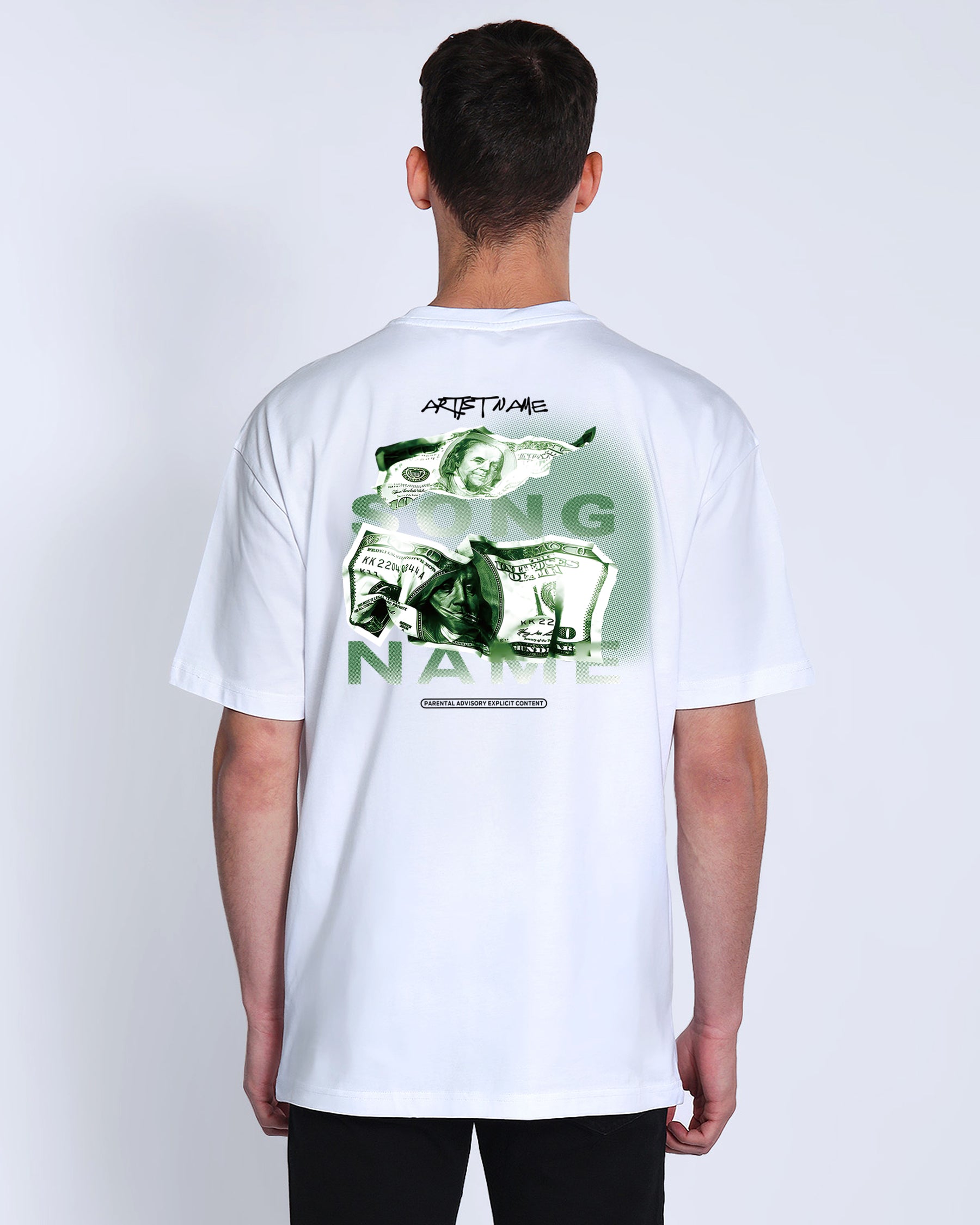 Camiseta clásica para hombre - 100 % algodón - Manga corta, cuello redondo - Entrega local en México