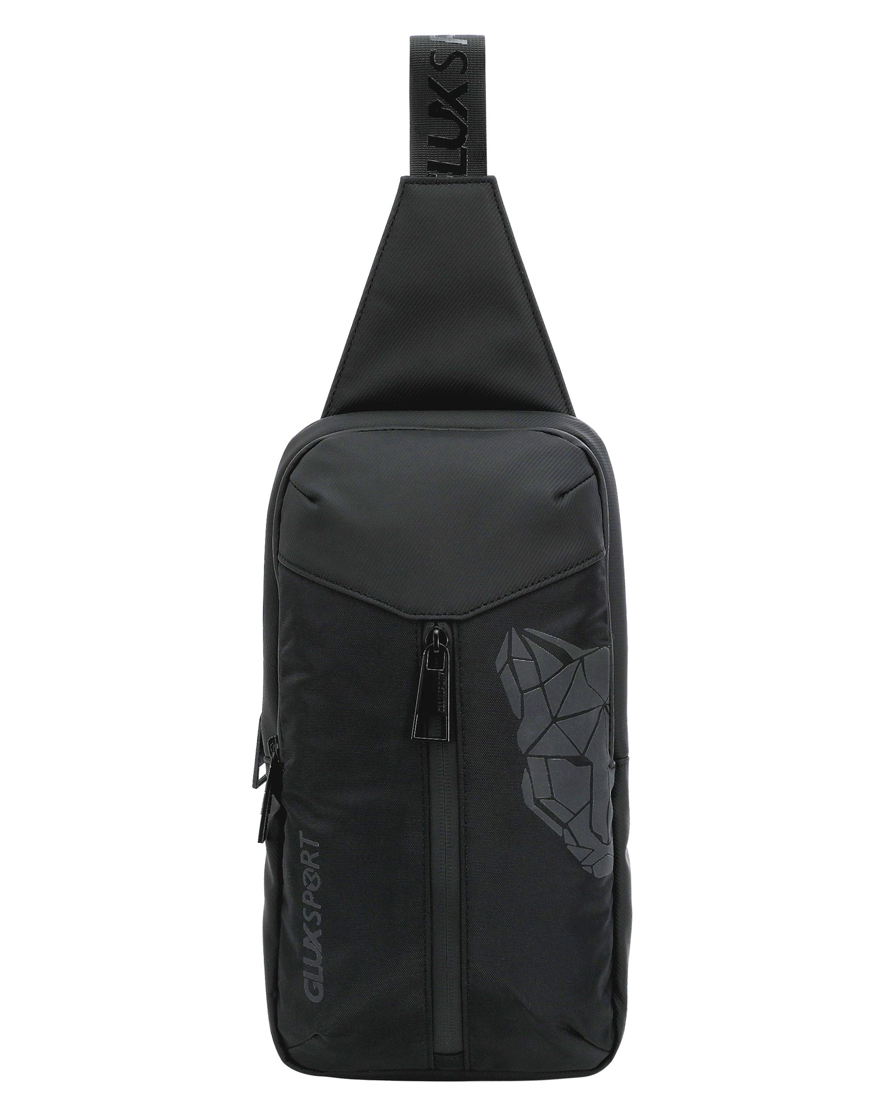 GLUX Bolso bandolera pequeño portátil para hombre Bolso de pecho