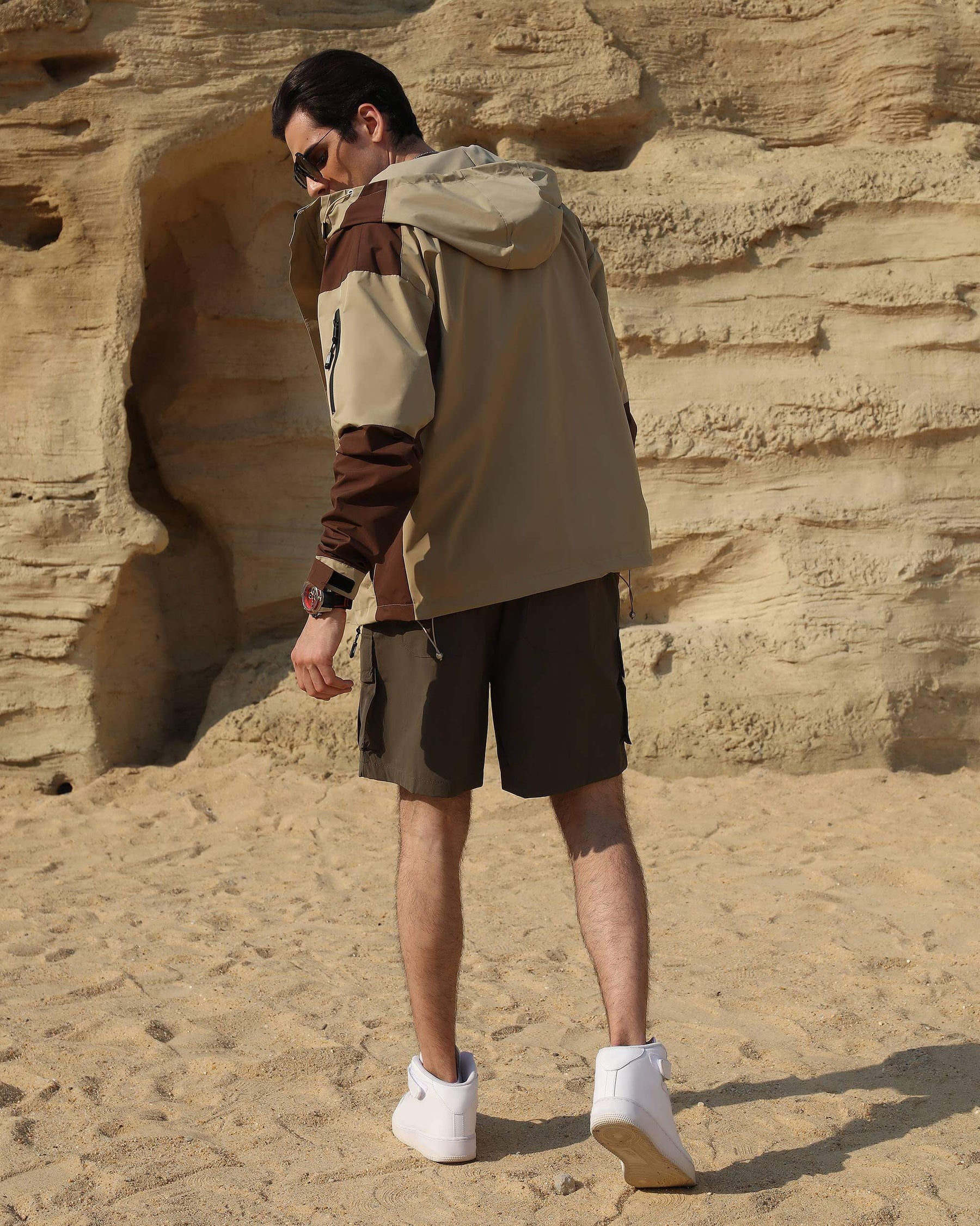 Men's Wide-Leg Cargo Shorts for Sportswear & Outdoor Hiking