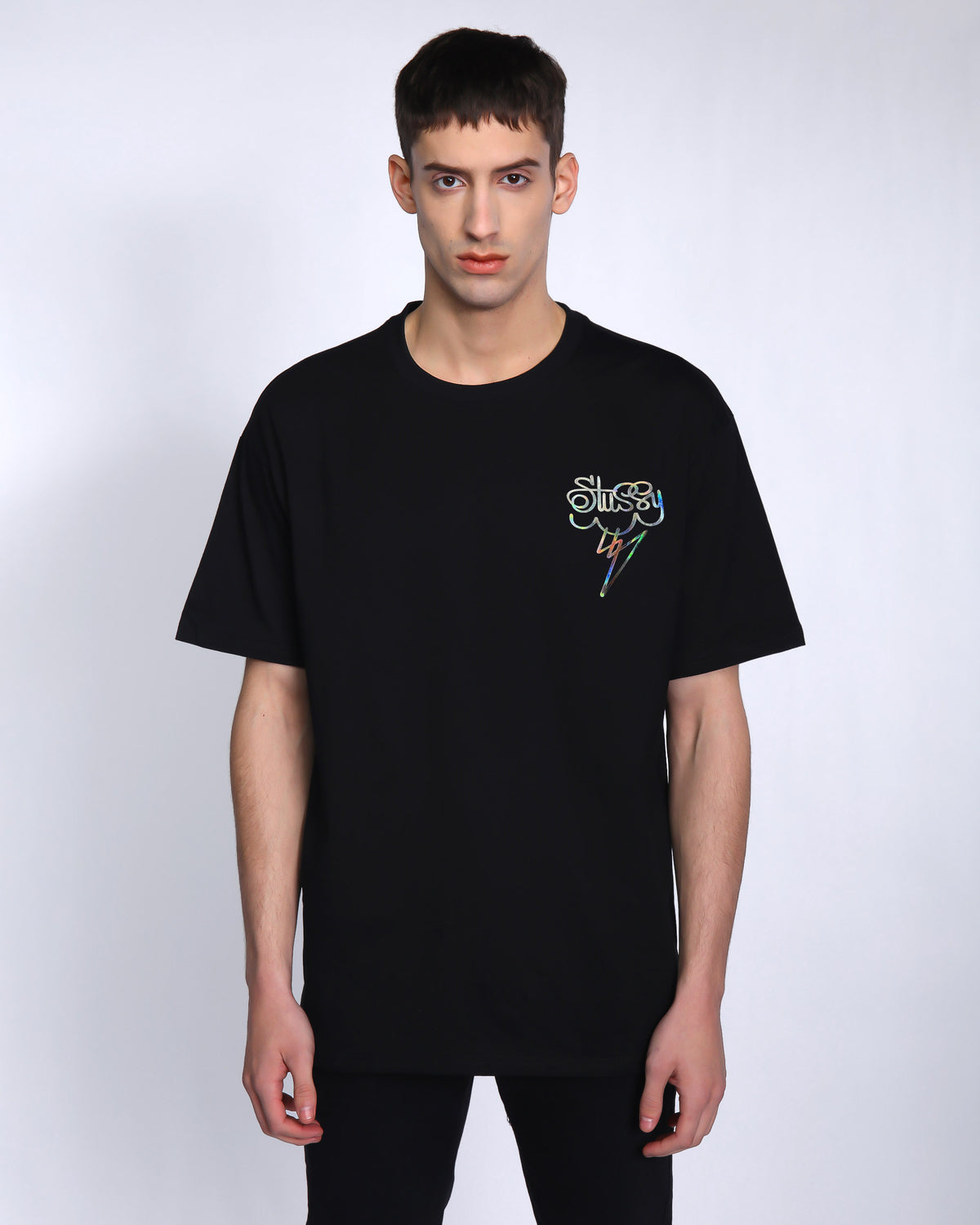 Logeqi® Oversized 100% Cotton T-Shirt with Print