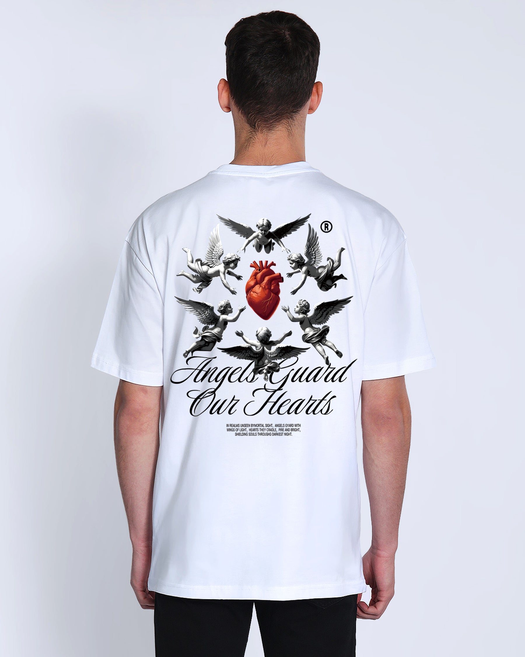Camiseta clásica para hombre - 100 % algodón - Manga corta, cuello redondo - Entrega local en México