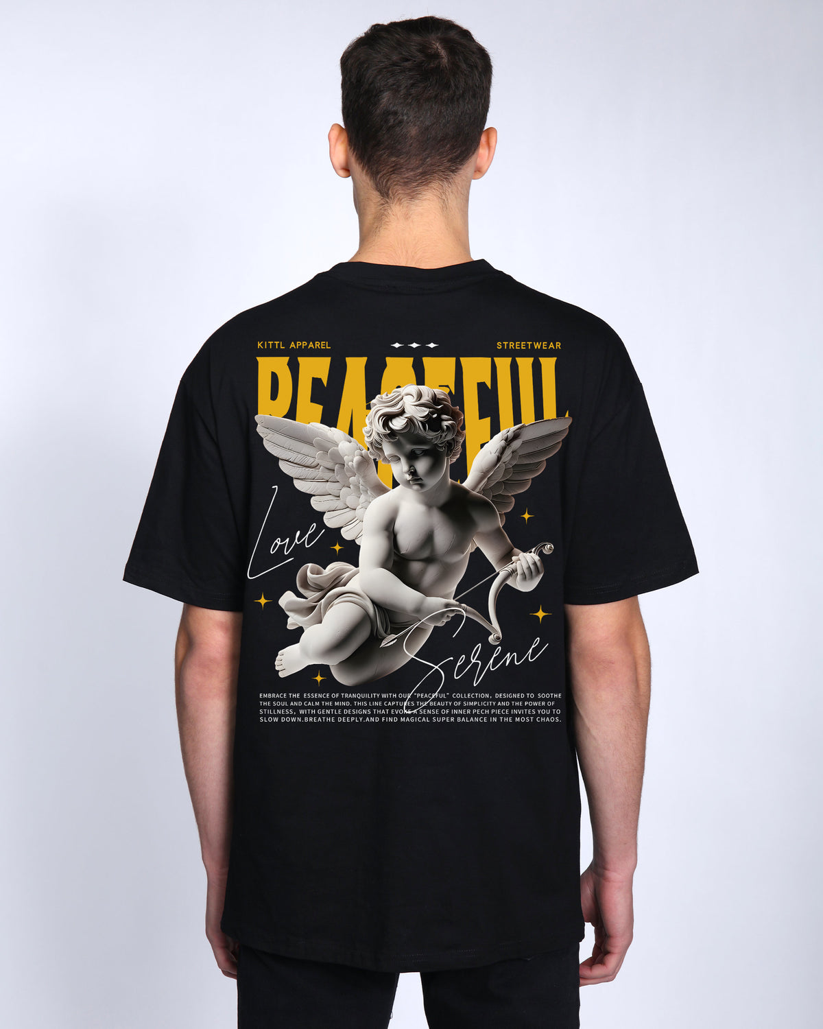 Camiseta clásica para hombre - 100 % algodón - Manga corta, cuello redondo - Entrega local en México