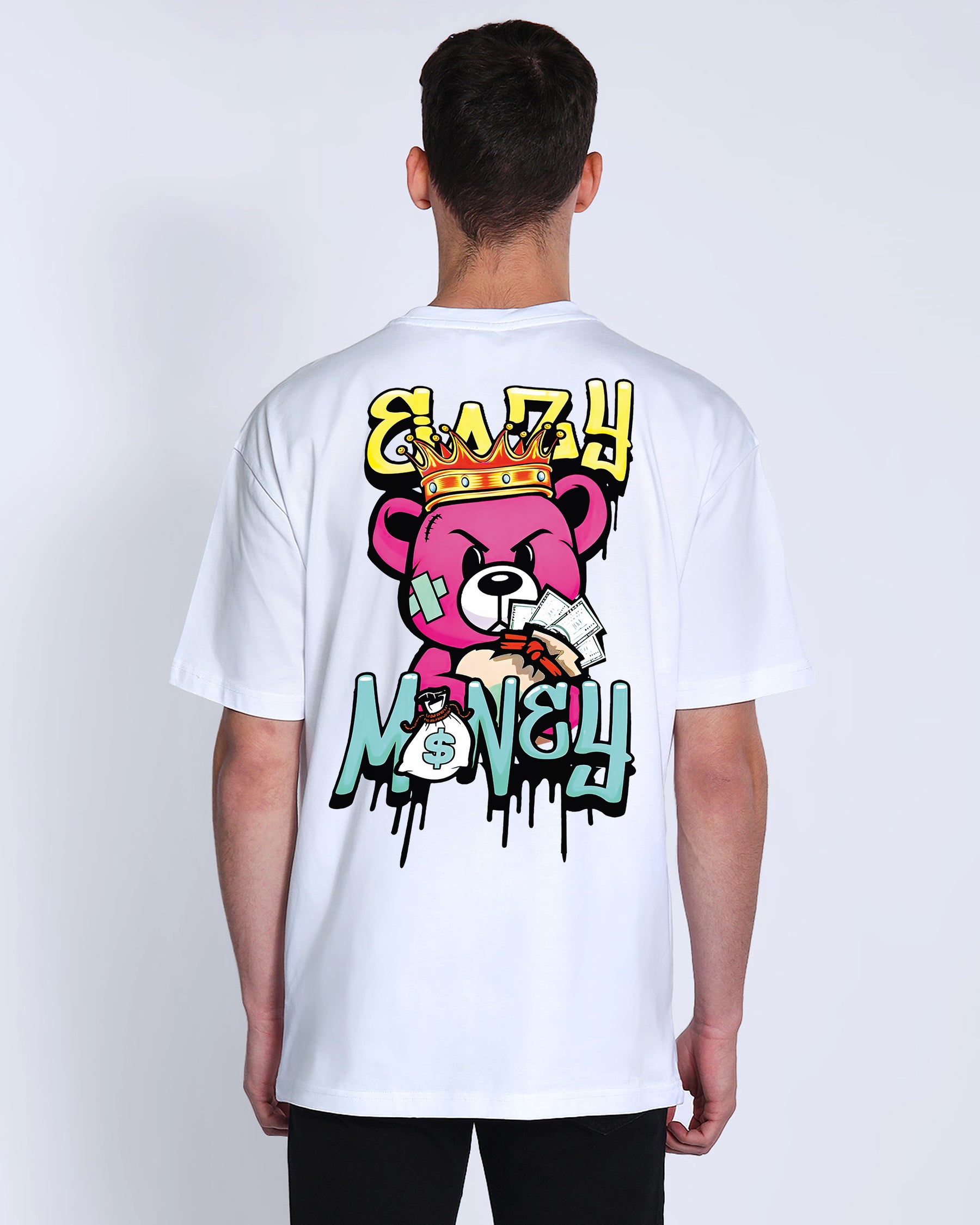 Camiseta clásica para hombre - 100 % algodón - Manga corta, cuello redondo - Entrega local en México