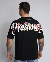 T-Shirt with Playful Lettering and Mushroom Graphics