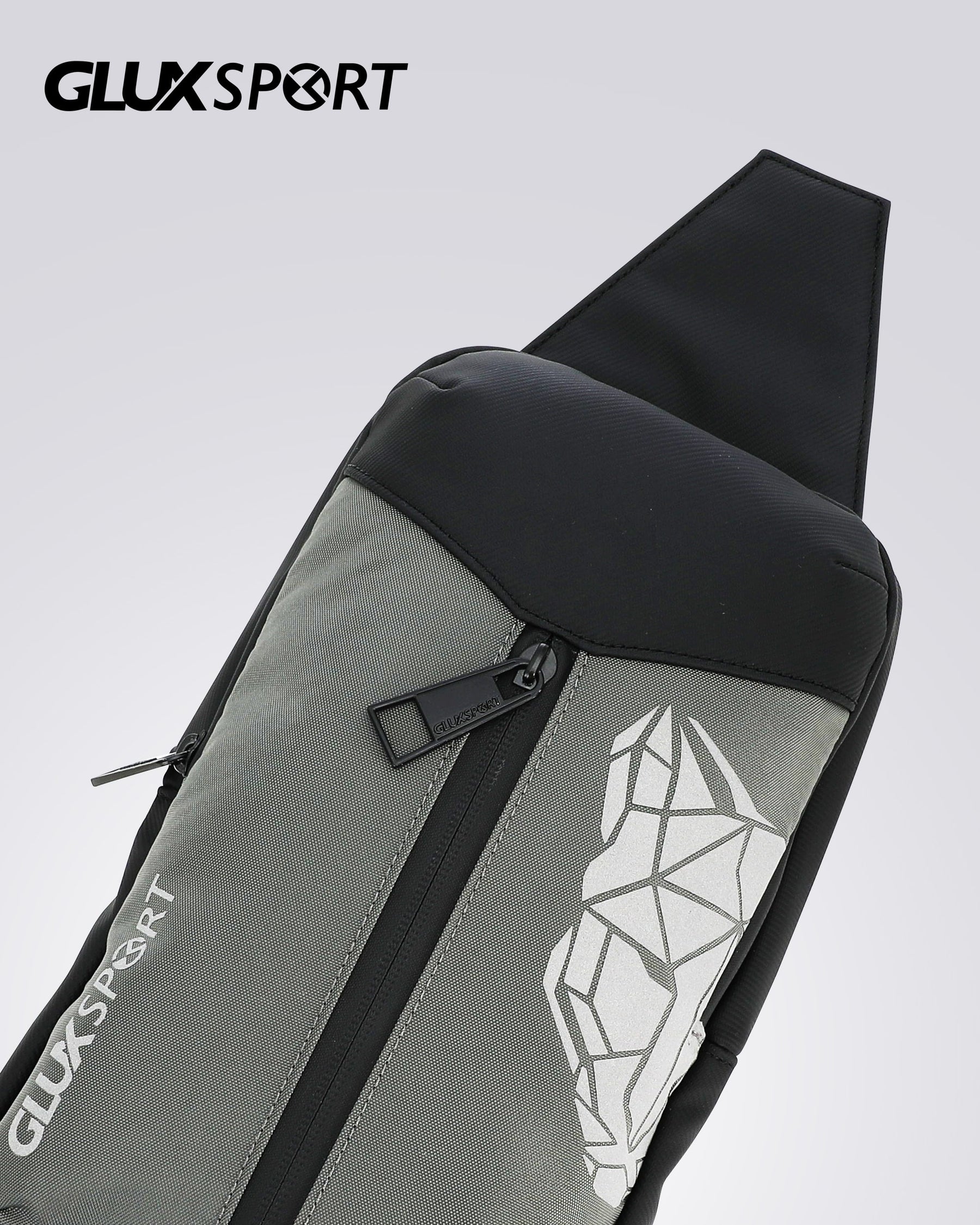 GLUX Bolso bandolera pequeño portátil para hombre Bolso de pecho