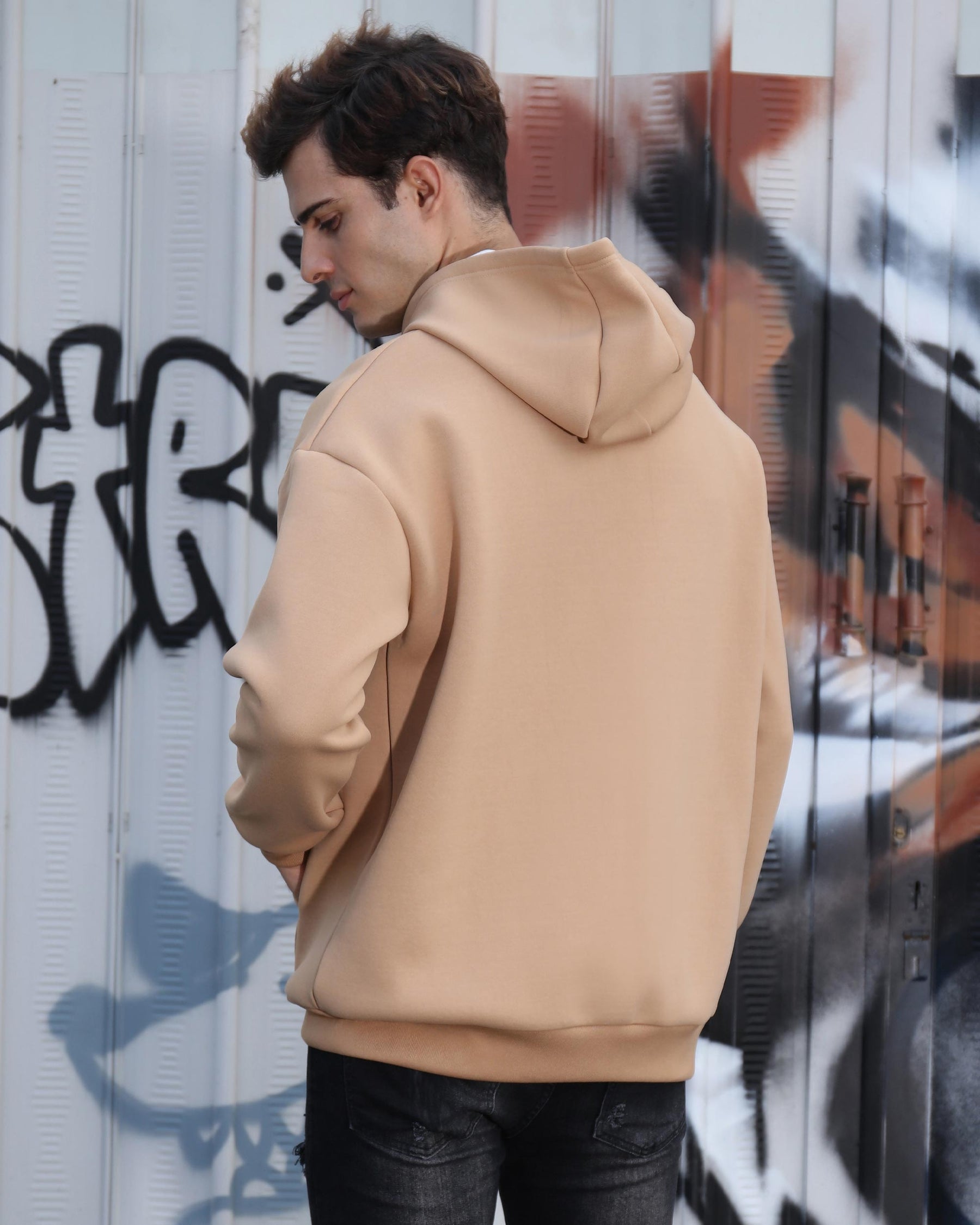 Men’s Fleece Pullover Hoodie – Soft Brushed Fabric, Warm & Casual Streetwear | LOGEQI