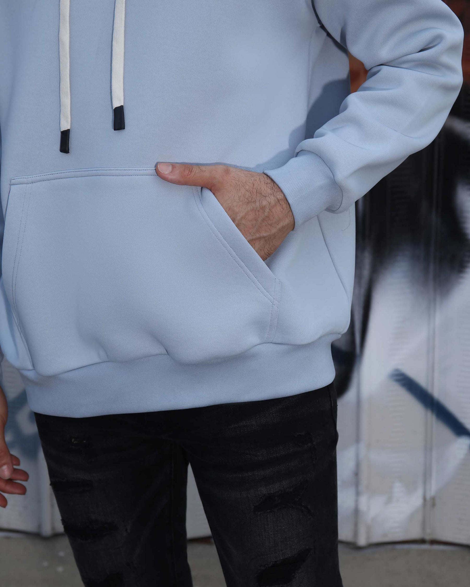 Men’s Fleece Pullover Hoodie – Soft Brushed Fabric, Warm & Casual Streetwear | LOGEQI