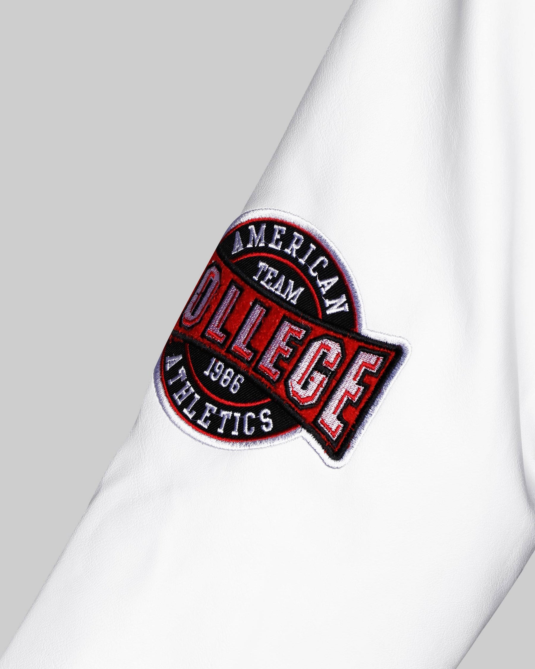 Chaqueta bomber de béisbol con mangas en contraste-Entrega local en México