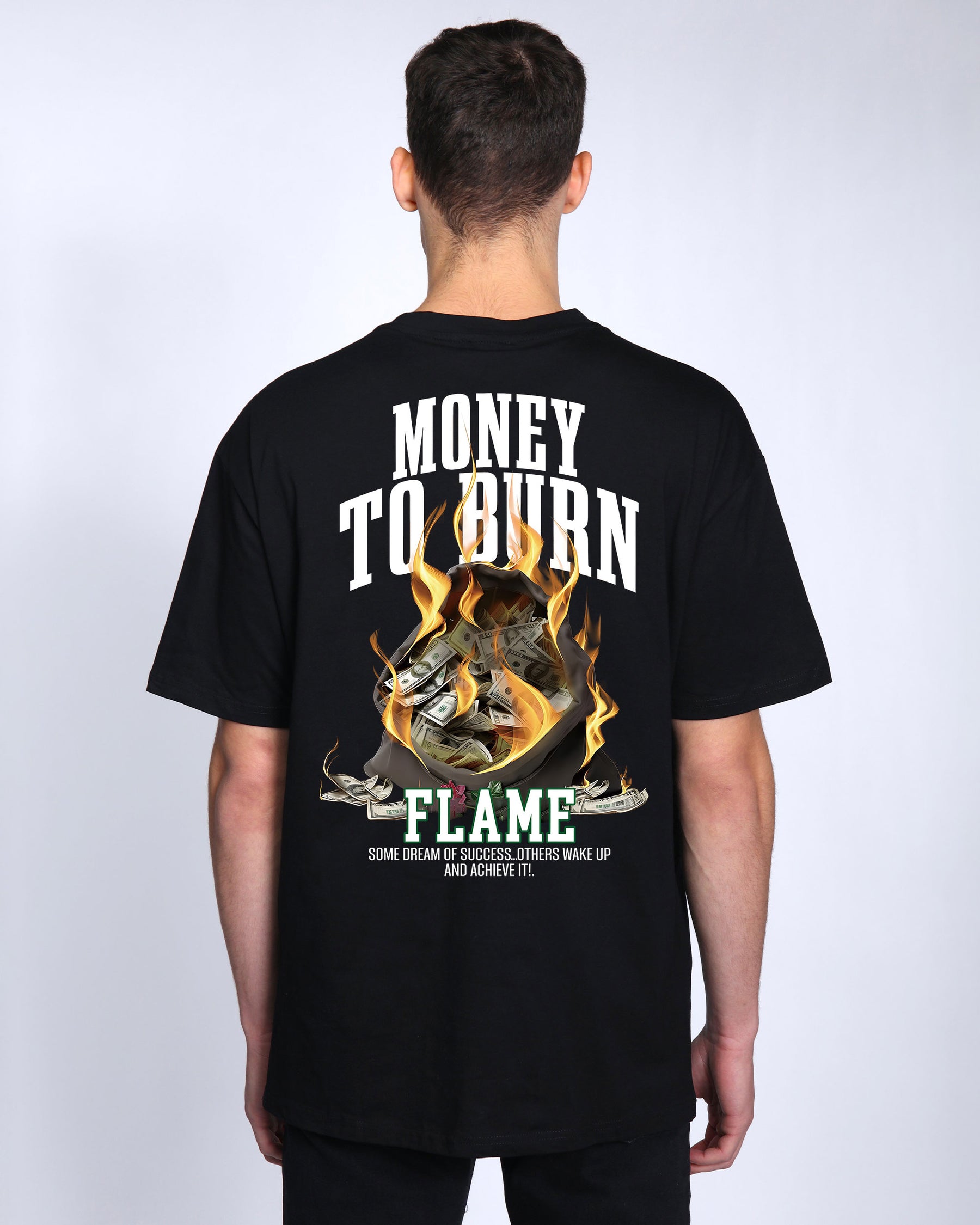 Camiseta unisex negra con diseño "Dios bendiga al estafador" - Camiseta unisex