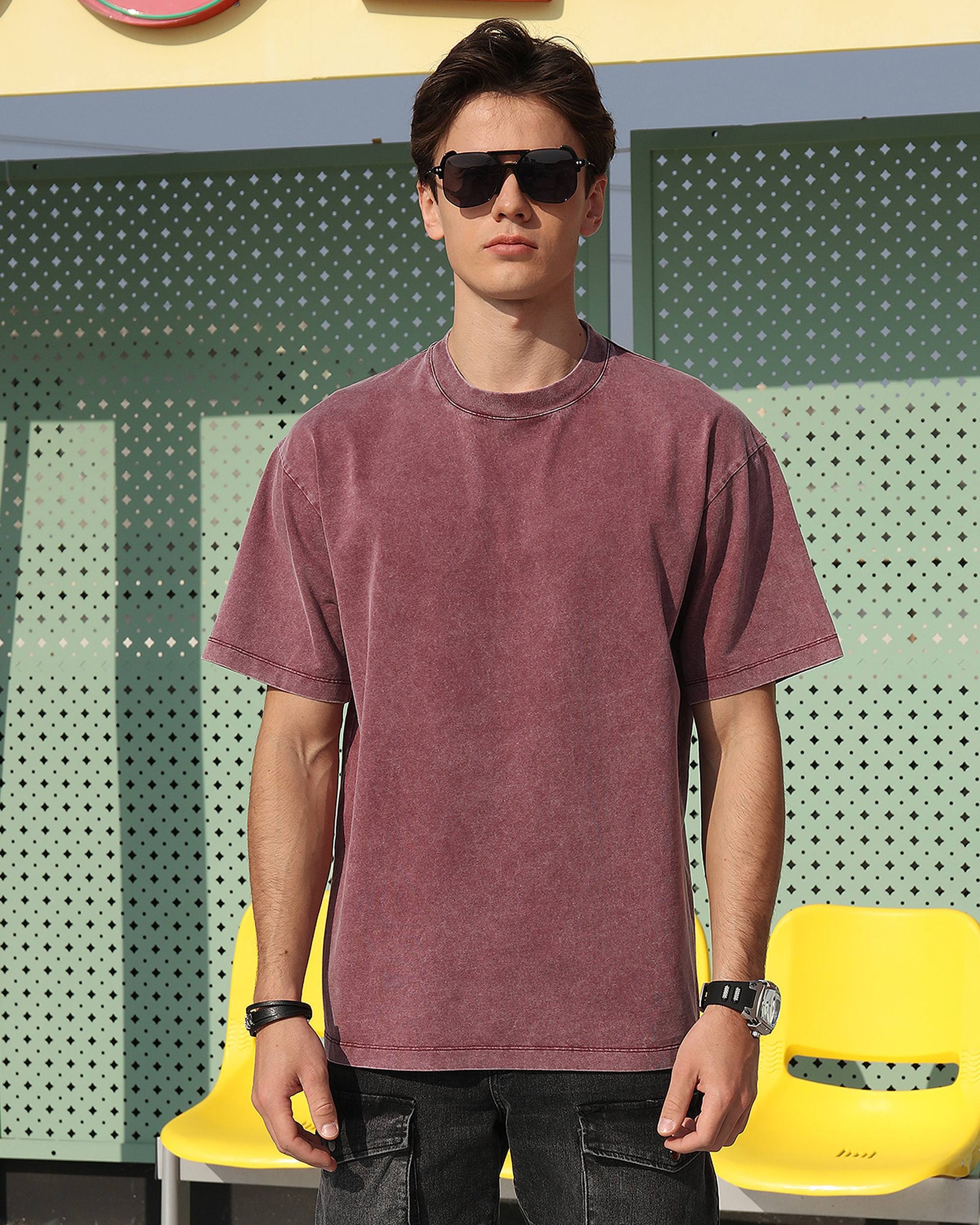 Camisetas de algodón lavado para hombre: paquete de 10 unidades (tallas S/M/L/XL)