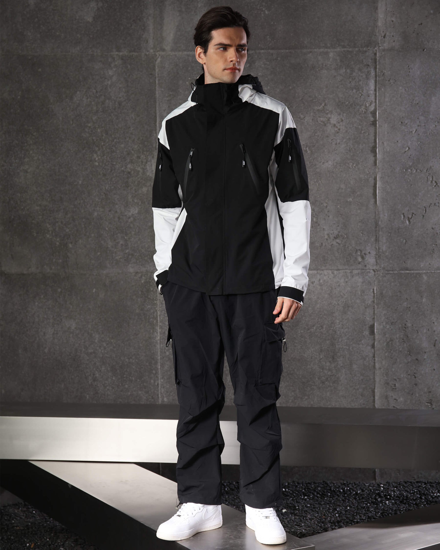 Casual Relaxed Straight-Fit Cargo Pants with Large Pockets