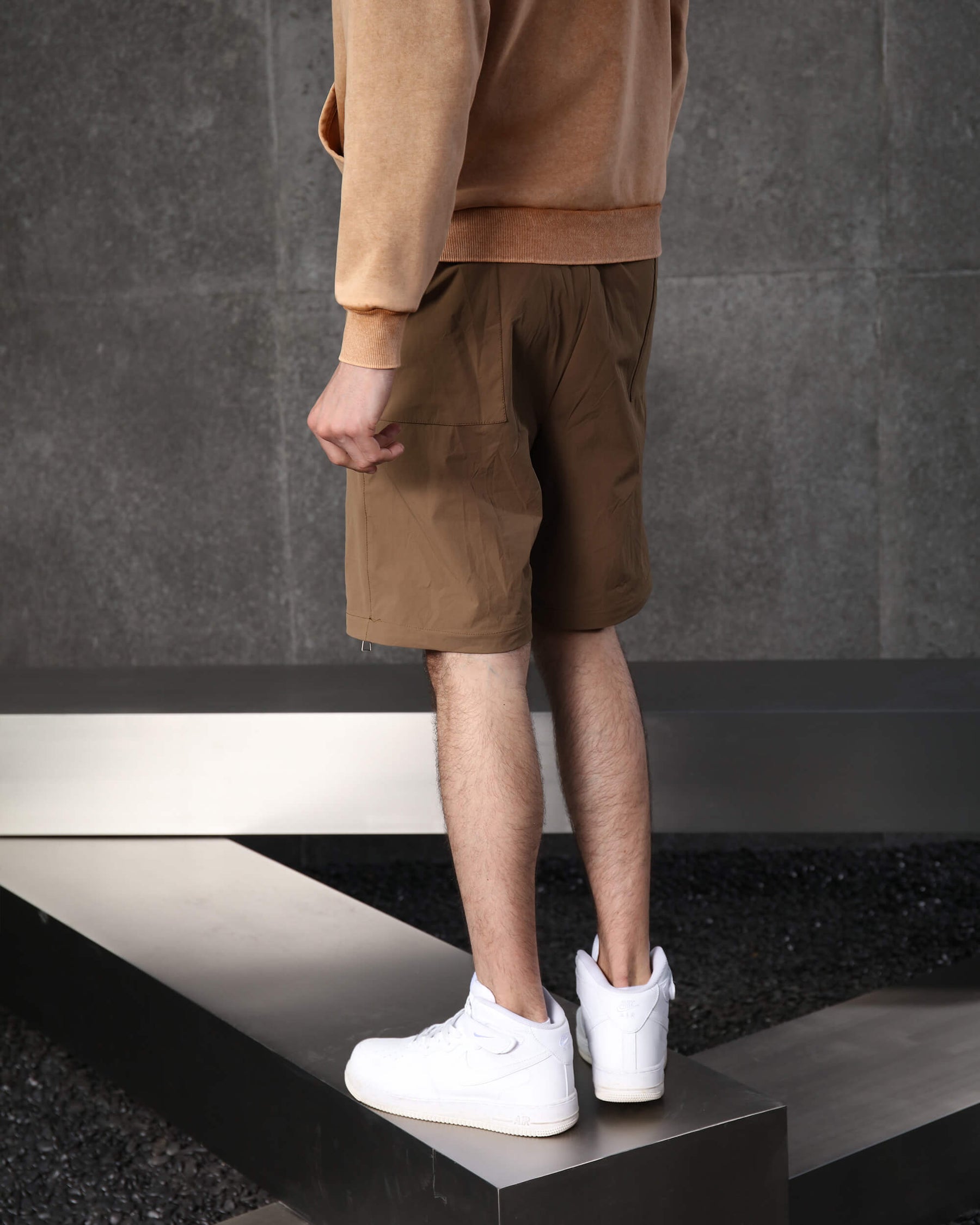 LOGEQI Convertible Wide Cargo Pants Loose Straight Fit