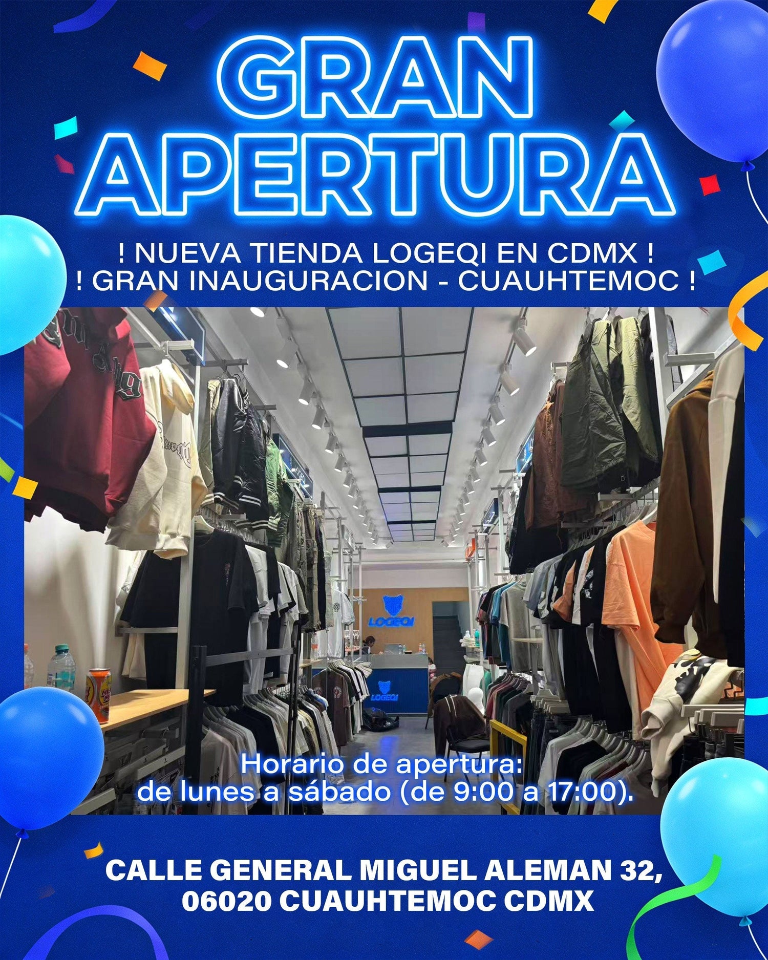 LOGEQI Opens New Men's Jeans Store in Mexico City | Cuauhtémoc CDMX