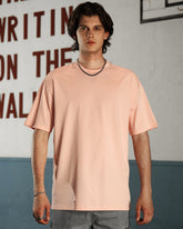 LOGEQI Men's 100% Cotton Oversized T-Shirt – Loose Fit Solid Color Wholesale, 10 Pieces/Pack