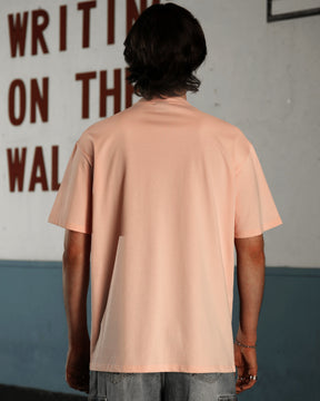 LOGEQI Men's 100% Cotton Oversized T-Shirt – Loose Fit Solid Color Wholesale, 10 Pieces/Pack