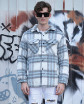 Plaid Shirt Jacket-Hybrid Style-Mexico Local Delivery