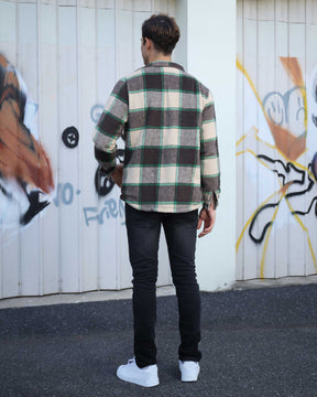 Embroidered Plaid Moto Jacket-Personalized Style-Mexico Local Delivery