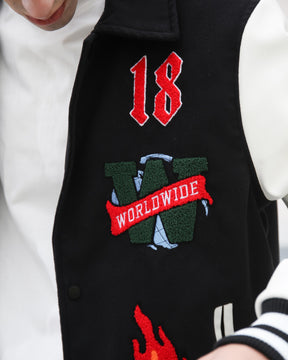 Chaqueta de béisbol clásica universitaria-Entrega local en México 