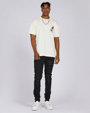 Camiseta con estampado gráfico artístico de Skatewear 