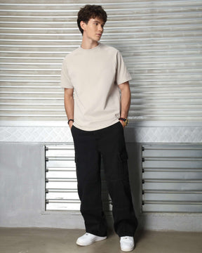 LOGEQI Men's 250G 100% Cotton Solid Color T-Shirt – Wholesale, 10 Pieces/Pack