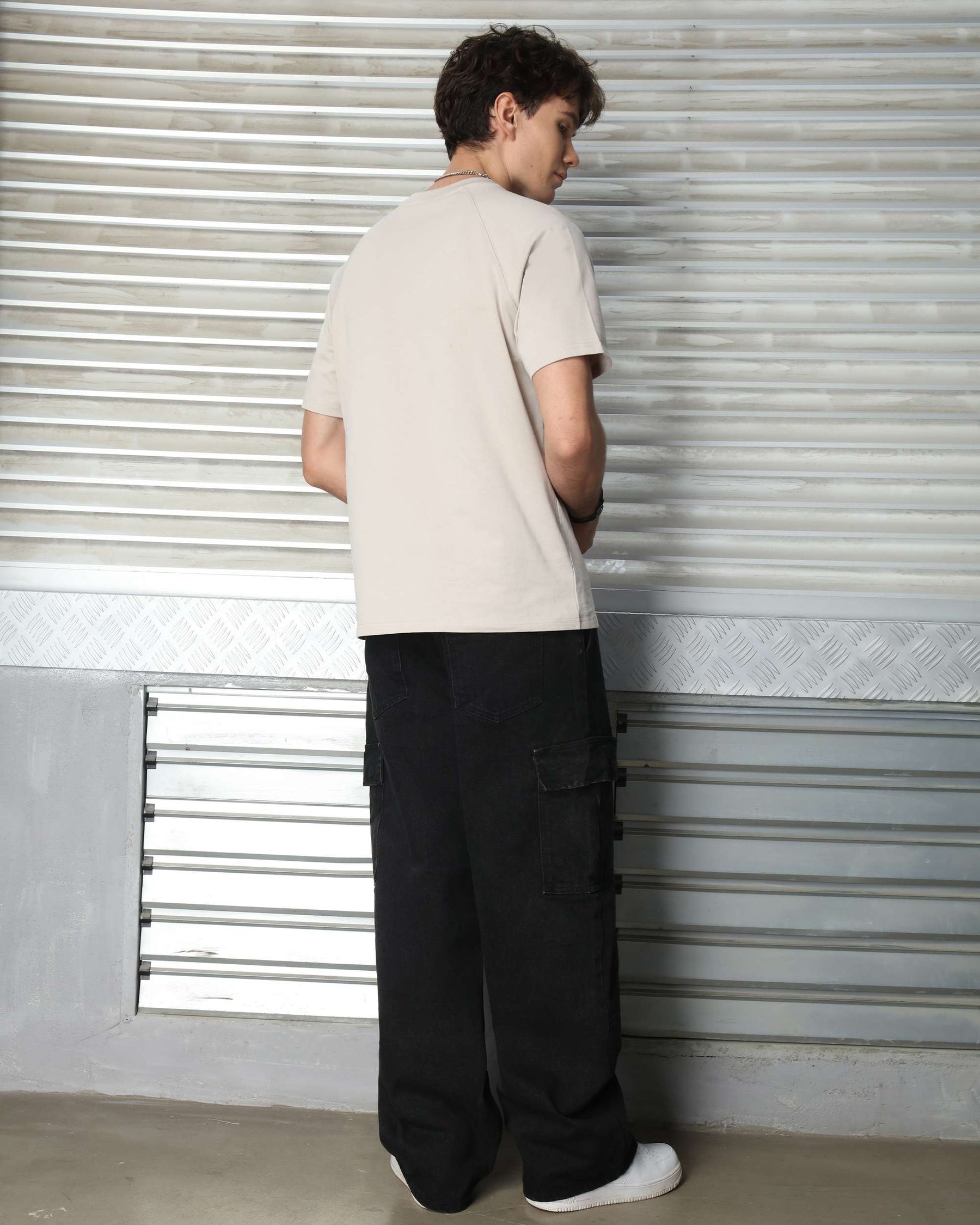 LOGEQI Men's 250G 100% Cotton Solid Color T-Shirt – Wholesale, 10 Pieces/Pack