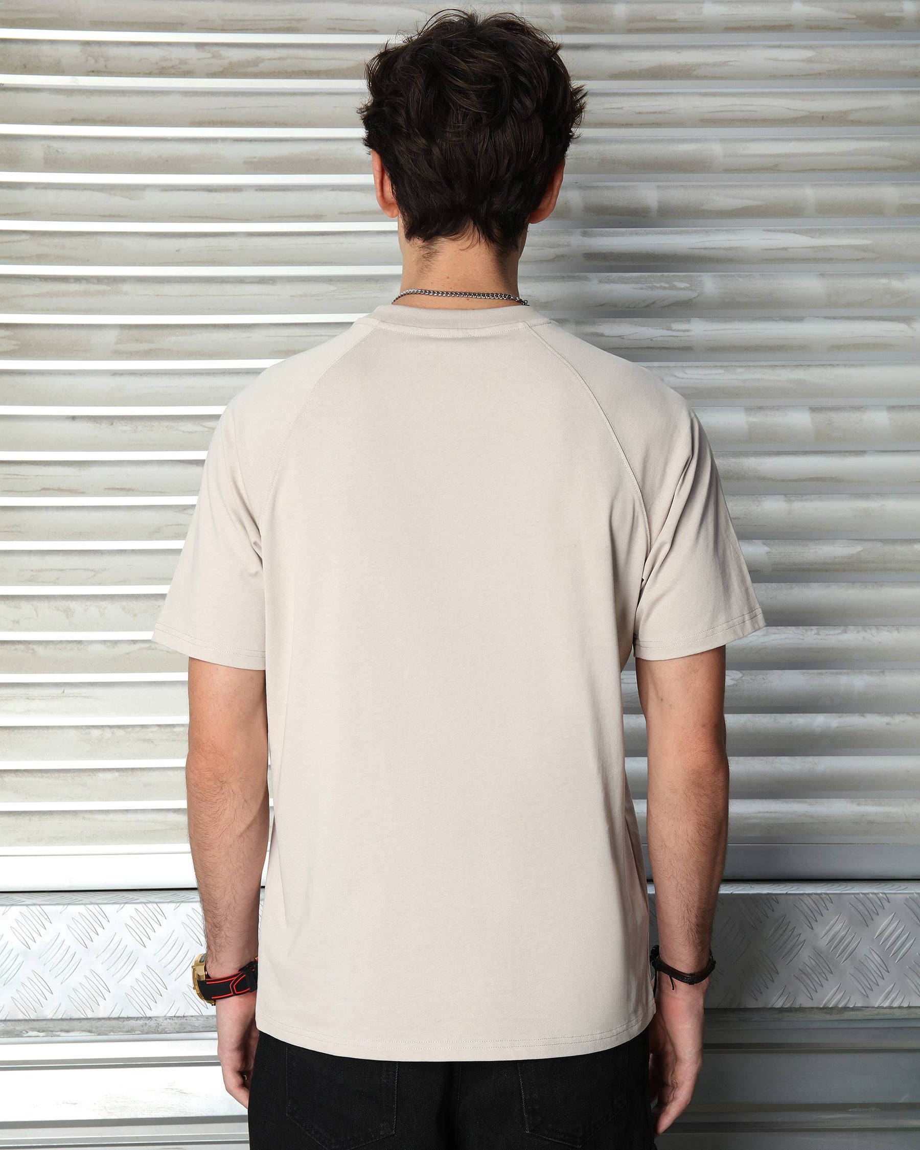 LOGEQI Men's 250G 100% Cotton Solid Color T-Shirt – Wholesale, 10 Pieces/Pack