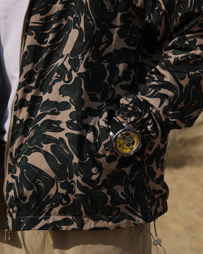 Logeqi® Men's Marble Pattern Windbreaker Jacket