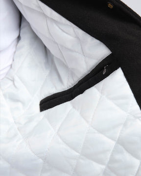 Baseball Bomber Jacket with Contrast Sleeves-Mexico Local Delivery