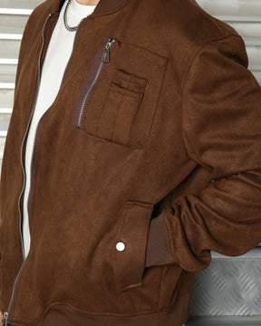 LOGEQI Men’s Stand Collar Utility Jacket – Minimalist Zip-Up in Grey, Khaki & Coffee