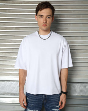 LOGEQI Men's Oversized Basic T-Shirt | 10-Piece Wholesale Pack