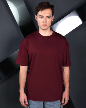 LOGEQI Men's 250G 100% Cotton Oversized T-Shirt – Multi-Color Wholesale, 10 Pieces/Pack