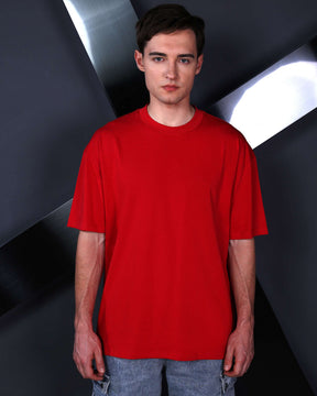 LOGEQI Men's 250G 100% Cotton Oversized T-Shirt – Multi-Color Wholesale, 10 Pieces/Pack
