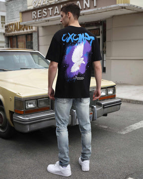 Camiseta con estampado gráfico de estilo moderno 
