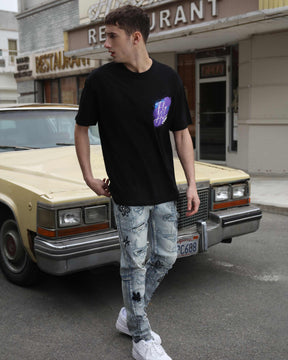 Camiseta con estampado gráfico de estilo moderno 
