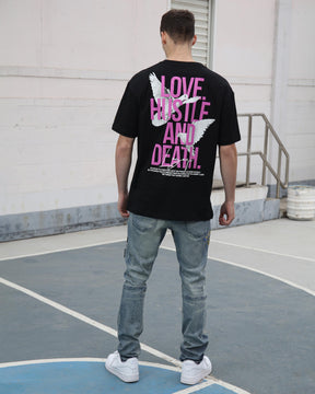 Camiseta con gráfico de cita de tipografía 