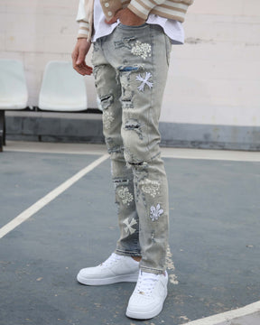 Distressed Ripped Vintage Trendsetter Jeans