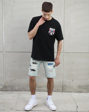 Camiseta con estampado gráfico de estilo alternativo 