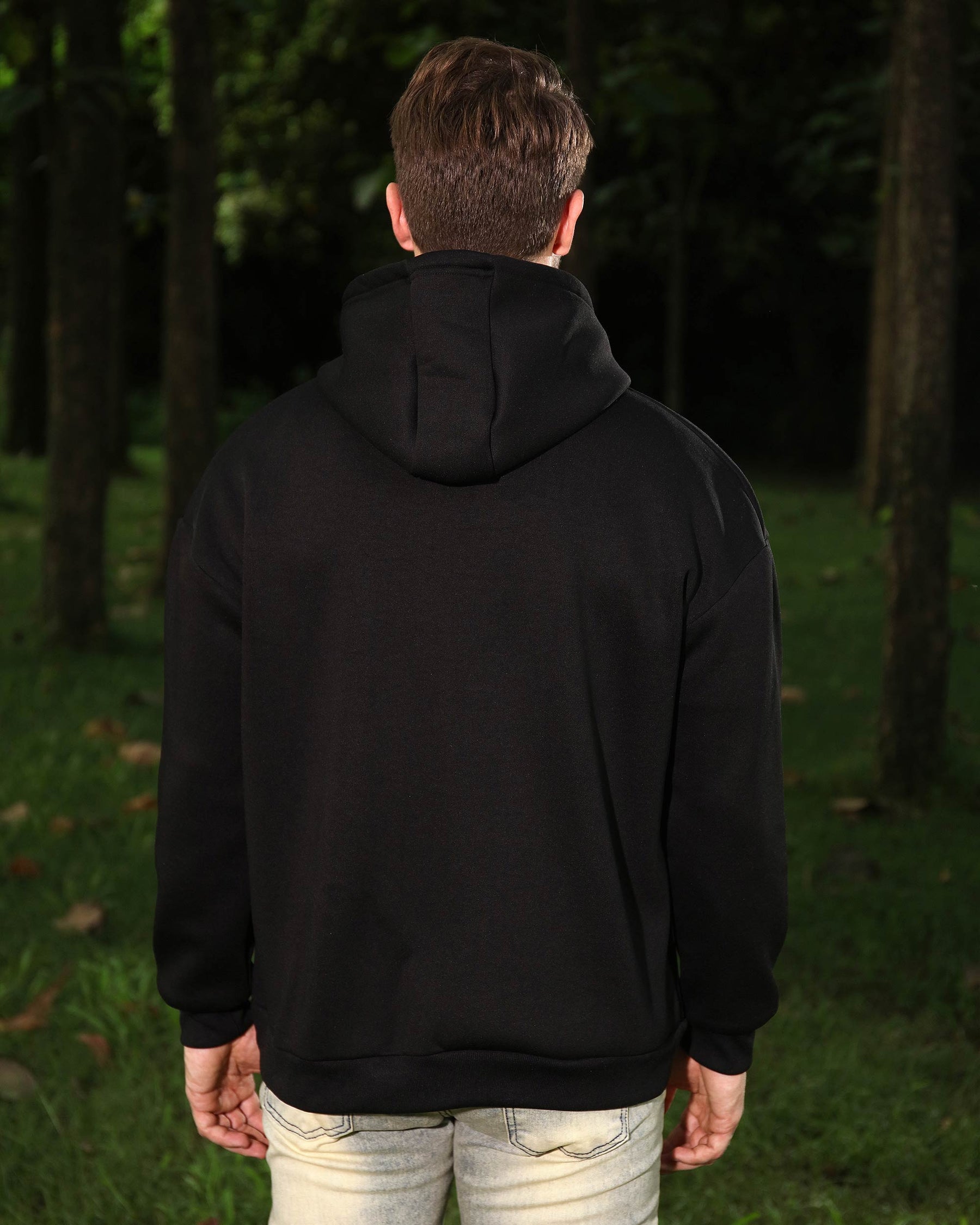 Sudadera con capucha de polar para hombre: tejido suave cepillado, cálida y casual | LOGEQI