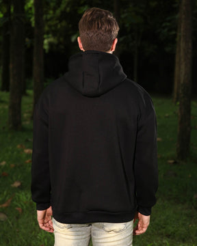 Sudadera con capucha de polar para hombre: tejido suave cepillado, cálida y casual | LOGEQI