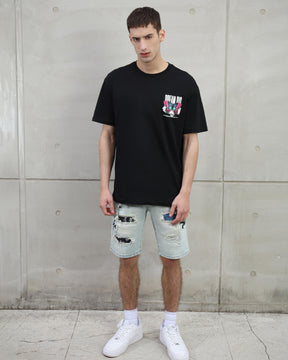 Camiseta con estampado gráfico de estilo alternativo 