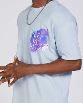 Camiseta con estampado gráfico de estilo moderno 