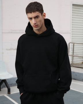 Conjunto de sudadera con capucha y joggers Effortless Style Negro 