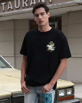 Camiseta elegante con cuello redondo-Entrega local en México 