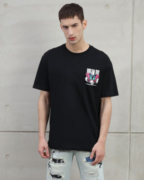 Camiseta con estampado gráfico de estilo alternativo 